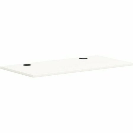 THE HON CO Worksurface, Rectangle, 48inx24in, Simply White HONPLRW4824LP1